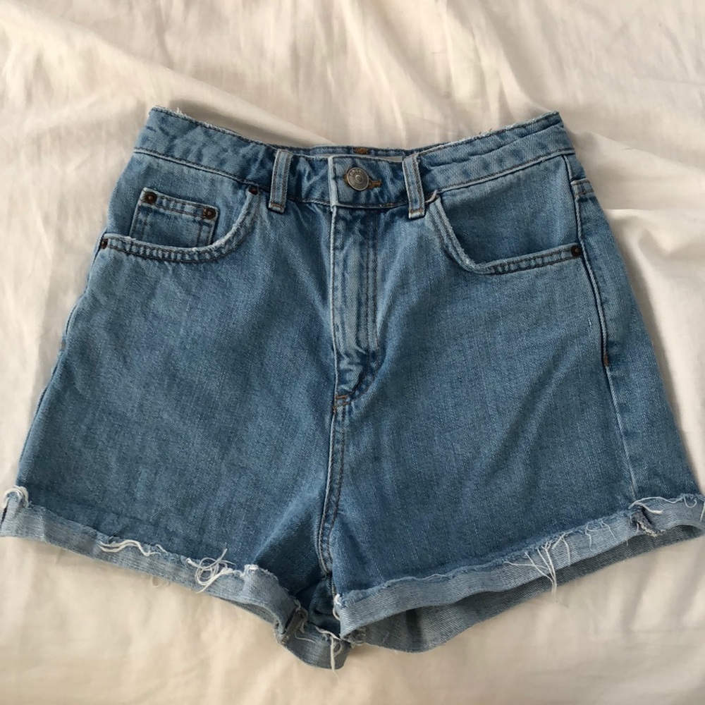 top shop high waisted shorts